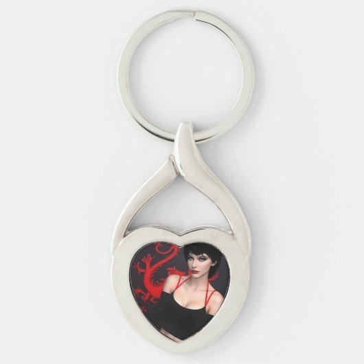 Porte-clés Burnt Out Souls metal keychain (Devant)