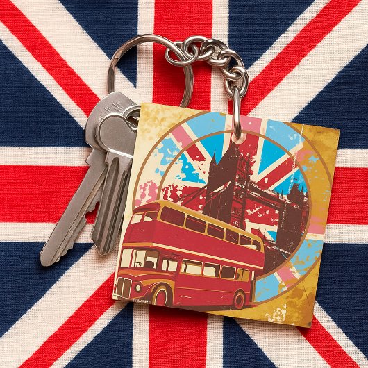 Porte-clés Bus Anglais Double Decker