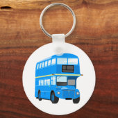 Porte-clés Bus bleu (Recto)