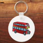Porte-clés Bus Double Decker mignon (Recto)
