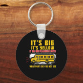 Porte-clés Bus scolaire C'Est Gros (Recto)