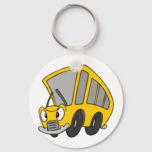 Porte-clés Bus scolaire Goofy (Recto)