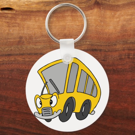 Porte-clés Bus scolaire Goofy (Recto)