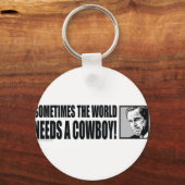PORTE-CLÉS BUSH (BUSH) : BLANC DE COWBOY (Recto)