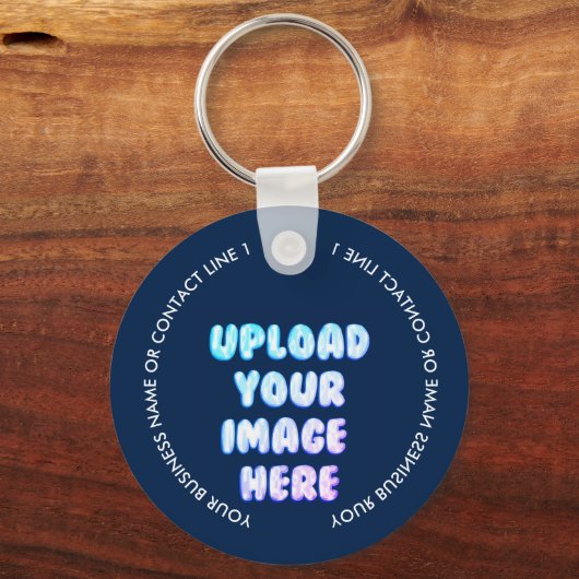 Porte-clés Business Brand and QR Code Logo Keychain (Recto)