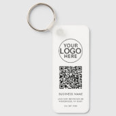 Porte-clés Business Logo Corporate QR Code Promo Custom (Recto)