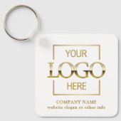 Porte-clés Business Logo & QR Code Branded Promotional  (Recto)