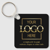 Porte-clés Business Logo & QR Code Branded Promotional (Recto)