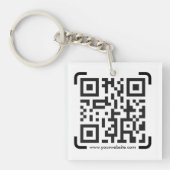 Porte-clés Business Scan Me QR Code Website Modern Simple (Devant)