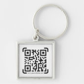 Porte-clés Business Scan Me QR Code Website Modern Simple (Devant)