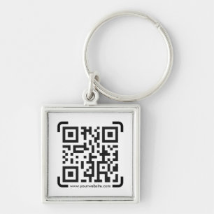 Porte-clés Business Scan Me QR Code Website Modern Simple
