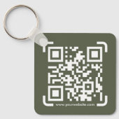Porte-clés Business Scan Me QR Code Website Modern Simple (Recto)