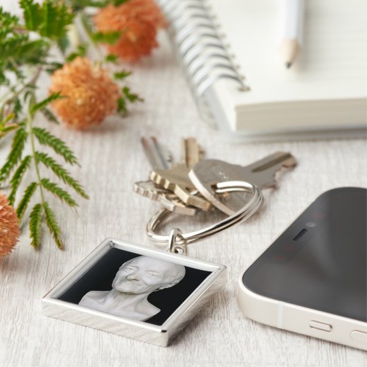 Porte-clés Buste de Voltaire sans sa perruque, 1778 (Côté)