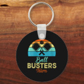 Porte-clés Busters à balles pour femmes Funny Pickleball Team (Recto)