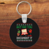 Porte-clés But Did You Doent It Funny Office Christmas Ugly S (Recto)