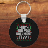 Porte-clés But Did You Doent It Funny Office Christmas Ugly S (Recto)