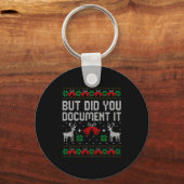 Porte-clés But Did You Doent It Funny Office Christmas Ugly S (Recto)