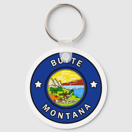 Porte-clés Butte Montana (Recto)
