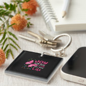 Porte-clés Butterfly Gift | Joy Will Come Soon (Devant Droit)