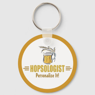 Porte-clés Buveur de bière drôle Brasseur Bar Hopsologue
