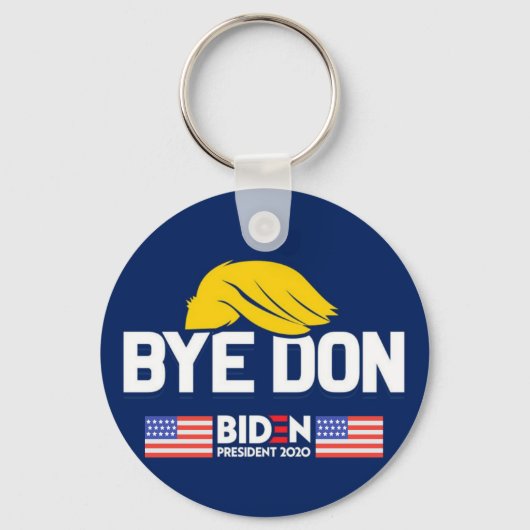 Porte-clés Bye Don BIDEN 2020 Président HARRIS (Recto)