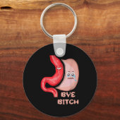 Porte-clés Bye Funny Gastric Sleeve Surgery Stomach (Recto)