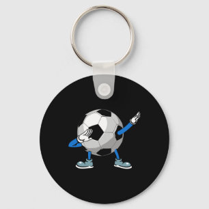 Porte-clés Byll de football rétro Dabbing pour garçons, homme
