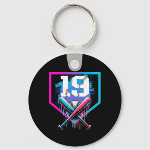 Porte-clés Bysebyll Birthday Boy Drip 19th Joueur 19 Ans