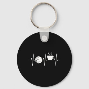 Porte-clés Bysketbyll Fun Coffee Lover Heartbeat Bysketbyll