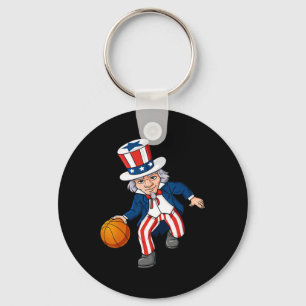 Porte-clés Bysketbyll Oncle Sam 4 juillet Garçons Enfants Ado