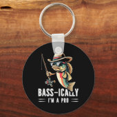 Porte-clés Byss-ically I Am A Pro Funny Fishing Lovers Fish (Recto)
