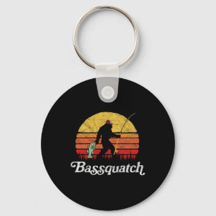 Porte-clés Byssquatch ! Drôle de Bigfoot pêche extérieur Rétr