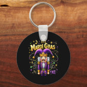 Porte-clés C’est drôle Mardi Gras Y’all Nutcracker King Mardi (Recto)
