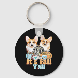Porte-clés C’est Fall Y’all Corgis Esthétique unique