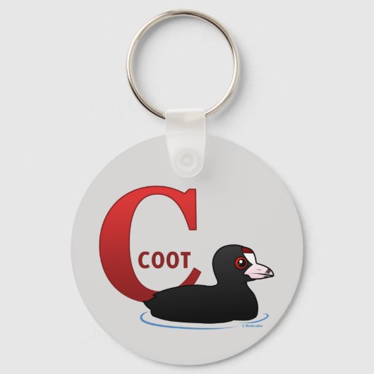 Porte-clés C est pour Coot (Recto)