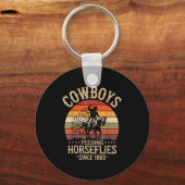 Porte-clés C.j.'s Cowboy Rodeo Outfit For Men - Funny Western (Recto)