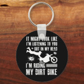 Porte-clés Ça Ressemble À Écouter, Mais À Vélo (Recto)