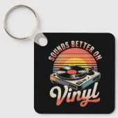 Porte-clés Ça sonne mieux sur le vinyle (Recto)