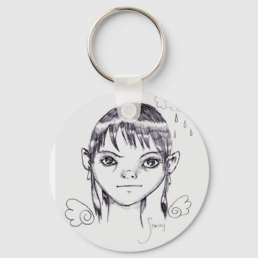 Porte-clés Ça va être un temps orageux, les gars. (Recto)