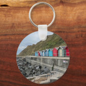 Porte-clés Cabanes de plage à Sheringham Norfolk (Recto)
