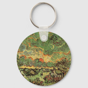 Porte-clés Cabanes de Van Gogh Cyprès Souvenir du Nord