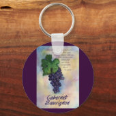 Porte-clés Cabernet Sauvignon Vin Porte - clé (Recto)