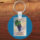 Porte-clés Cabernet Sauvignon Vin Porte - clé (Recto)