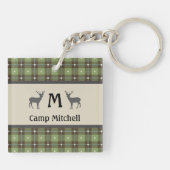 Porte-clés Cabine de cerfs verts (Dos)