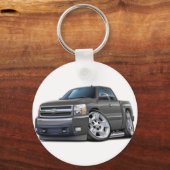 Porte-clés Cabine élargie Silverado Gris Chevy (Recto)