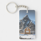 Porte-clés Cabine jaune Lofoten (Devant)