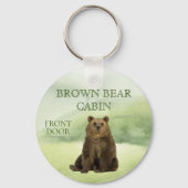 Porte-clés Cabine Mountain Home Location de vacances (Recto)