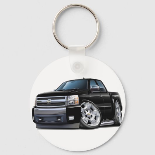 Porte-clés Cabine noire Silverado (Recto)