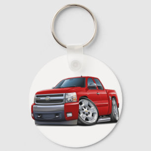 Porte-clés Cabine prolongée rouge de Chevy Silverado