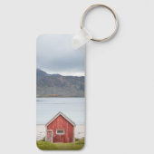 Porte-clés Cabine rouge Ramberg Lofoten (Verso)